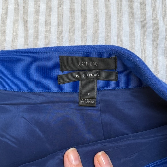 Elegant Blue jcrew Women's Skirt - Picture 2 of 4